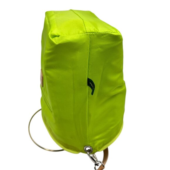 Ralph Lauren Womens Green Yellow Plaid Summer Shoulder Bag With Leather Strap - Picture 11 of 16